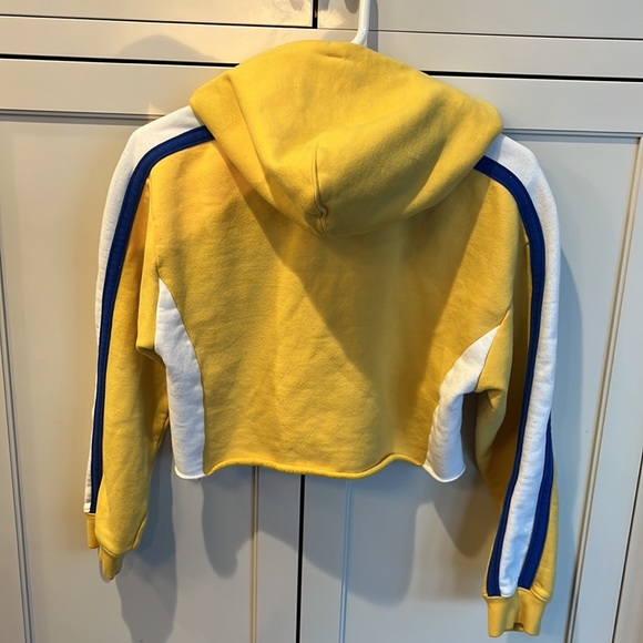 Levi's Tops Cropped Yellow Levis Hoodie Poshmark